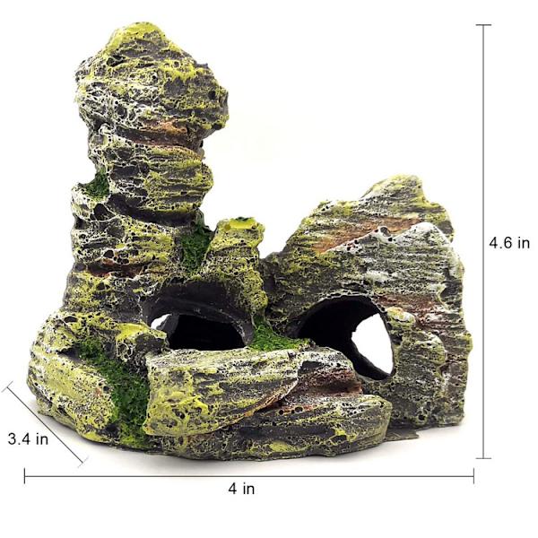 Akvariumdekorasjoner Grønne Planter, 6 stk