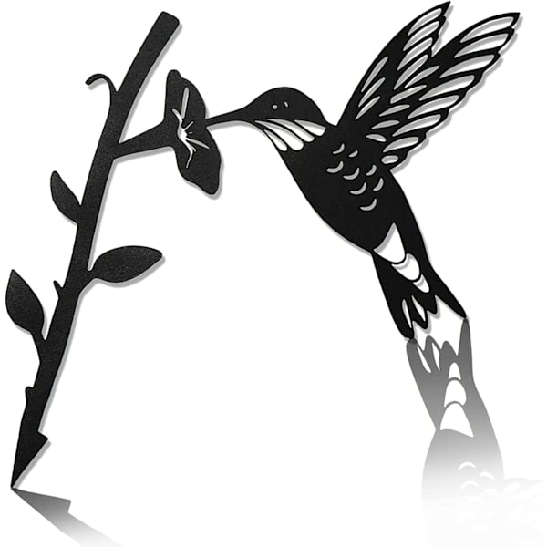 *Stålkolibri Rustikk Hagedekorasjon Metallfugler Hagedekor*
