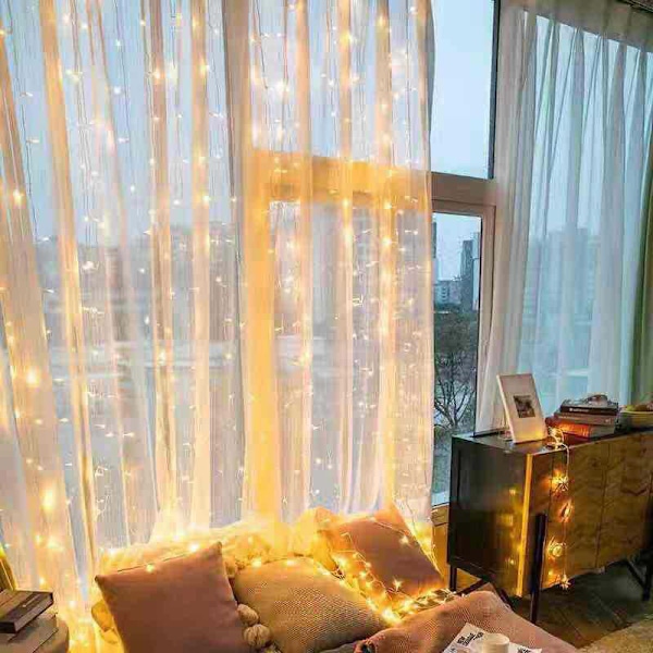 #240LED Gardin Fairy String Ljussträngar#
