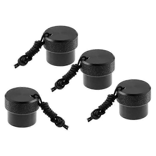 4 stk. Scubadykning Hun Din Regulator 1. Første Trin Støvhætte Snorkling DIN Tankventilprop