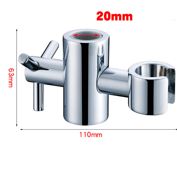 20 mm liukuva tanko suihkupään pidike - säädettävä Hei