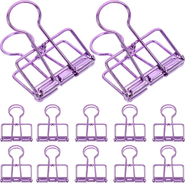 10 stk. Store Papirclips Dokumentklemmer Papirclips Skolekontorartikler