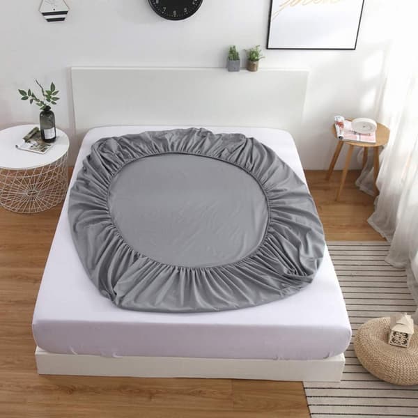 /#/Fitted sheet, 180 x 200 cm, 30 cm cover, polyester mattress prote/#/