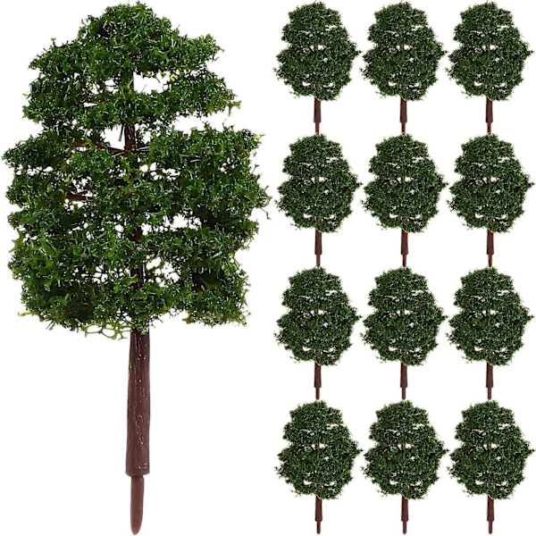 20 kpl 9 cm maisemamalli puita (vihreä)