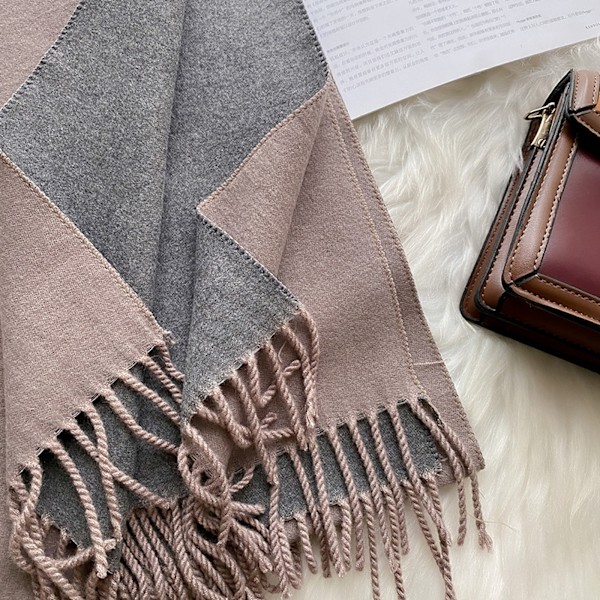 #Ullhalsduk damhalsduk mysig mjuk rutig vinterhalsduk poncho kvalitet#