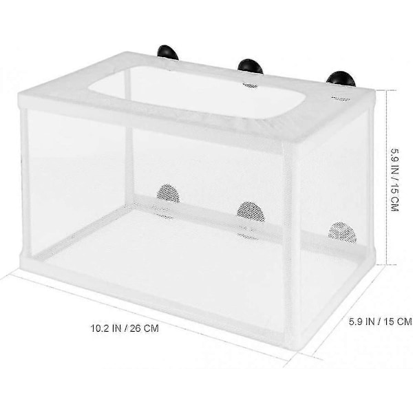 Fiskyngel för akvarium - Fiskuppfödningsnät Hängande Odlarbox, Fiskuppfödningsbox för kläckeri