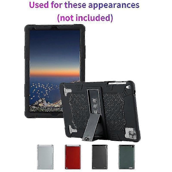 10.1 Tum Tablet Fodral Silikonfodral Tabletstativ Universellt Tablet Fodral Justerbart Stativ med Kapacitiv Penna