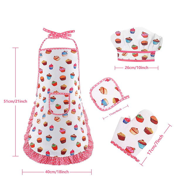 /#/11 PCS children's home kitchen toy apron baking tool set sim/#/