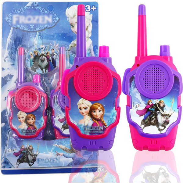 Barne-walkie talkie, 2 stk Frozen walkie talkie, Barnekommunikasjon