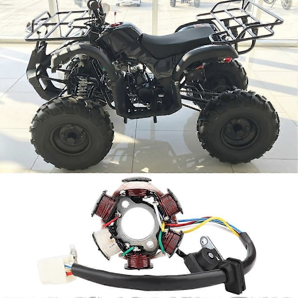 6-spole 5-tråds Magneto Stator Spole Passar 50cc 70cc 90cc 110cc 125cc ATV Go Kart