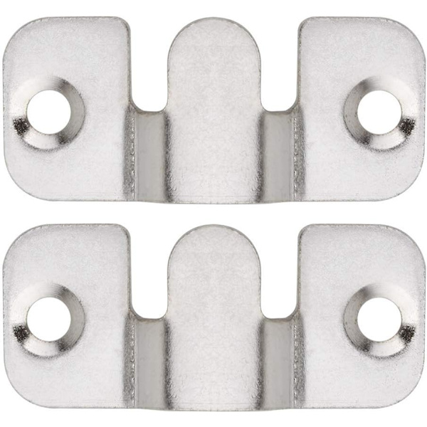 Bildehengerkrok, (10 par) Møbelkobling Flush Mount Br