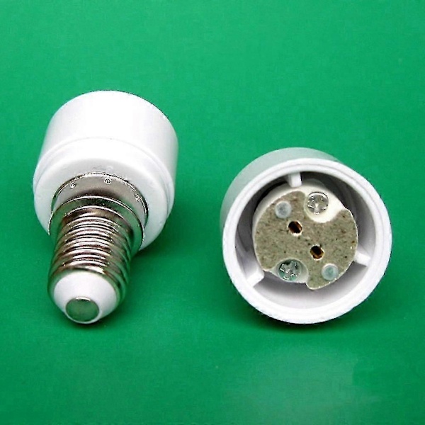 Set med 4 E14 till G4 Mr16 Gu5.3 Gu4 Basadapter för LED eller Halogenlampa