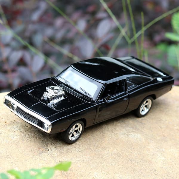 /#/Modelbil 1:32 Mustang GT 1967 Sort GT500 Modelbil/#/