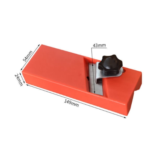 1 Styk (Orange) Bordplade Gipsvæg Trimning Planing Enhed Chamfer