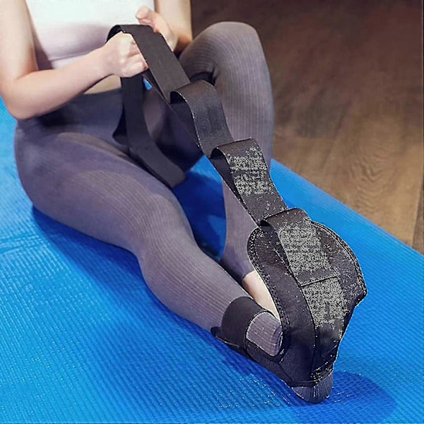 Yoga Strekkstropp, ankelbåndstrekker med løkker Ligament Strekkbånd Fitness Benstrekker
