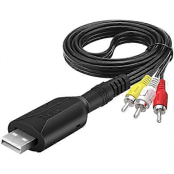 USB2.0 Video Capture Card Kabel, RCA til USB Capture Audio Video Grabber VHS DVD AV til Digital Konverter