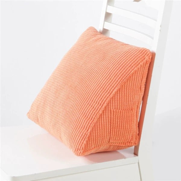 #Kilformad kudde för säng & soffa - bekväm läs-kudde med stöd för midjan#