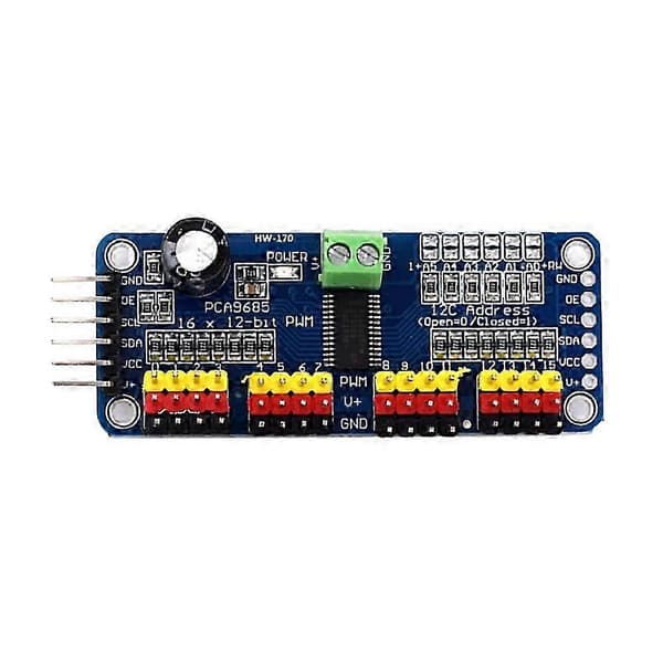 (170) 16-kanals PWM/Servo/Servo Driver Board Controller IIC PCA9685