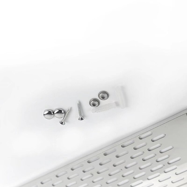 *Yksinkertainen wc-teline tehdas suora seinään kiinnitettävä keittiö kylpyhuoneen säilytysteline rei'itetty teline 30cm*