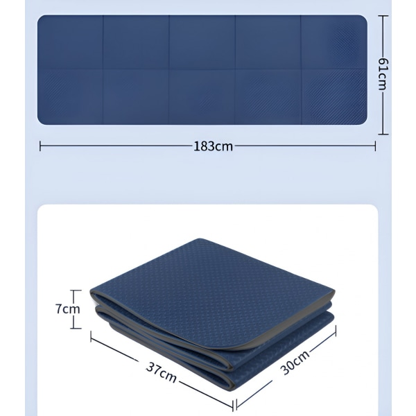 #Rosa yogablock, hopfällbar yogamatta#