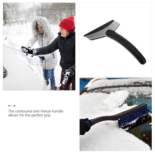 Auton lumilapio jääraappa puhdistustyökalu (musta)