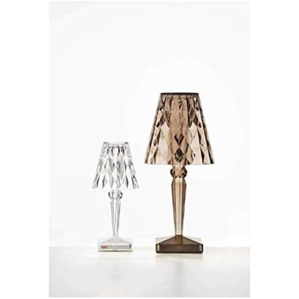 *Stor Batteri Kristall Bordslampa Batteri Dimbar Inomhus Utomhus*