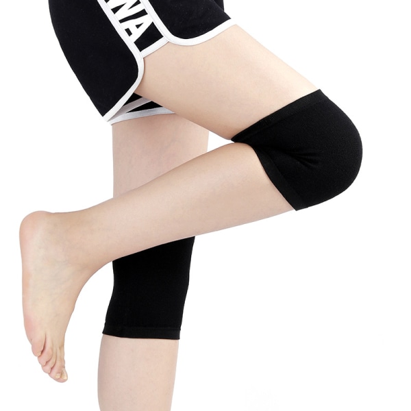 #2 st Knäskydd Elastiskt Band Knästöd Elektromagnetisk Terapi Perfekt för Ledvärk Osteoartrit Inflammationer Förstuvningar Svart Grå#