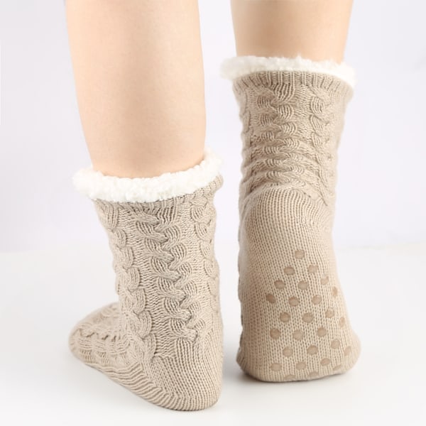 #Sockor med mjuk innerplysch och ABS-sula ABS-sockor gosiga sockor#
