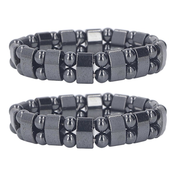 2 st Magnetarmband Ren Koppar Lindrar Yrsel Förbättrar Cirkulationen Leverhälsa Vård Styrka Magnetarmband