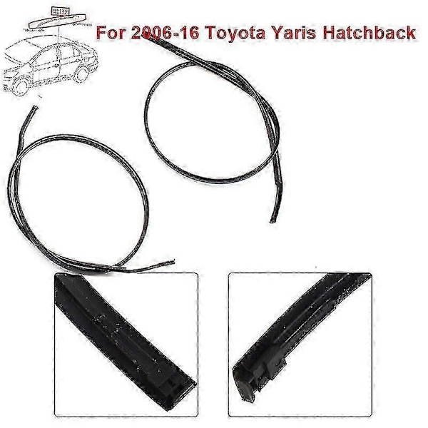 Takdrypplist for venstre og høyre side, tak, for Toyota Yaris Hatchback 2006-2016