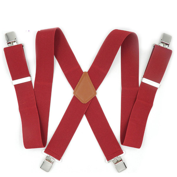 #Rød, 5 cm bredere, elastiske stropper#