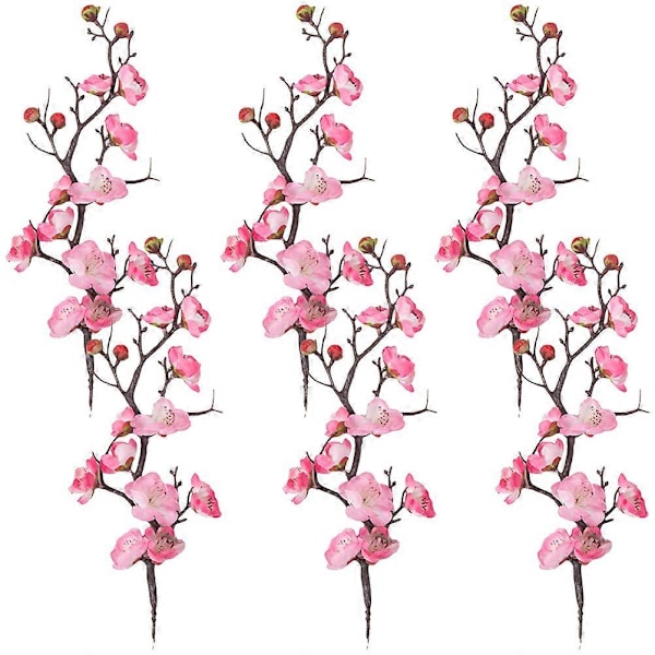 6 stk. Cupcake Toppers Fødselsdagsfest Kagepynt Blommegren Topper Ornamenter