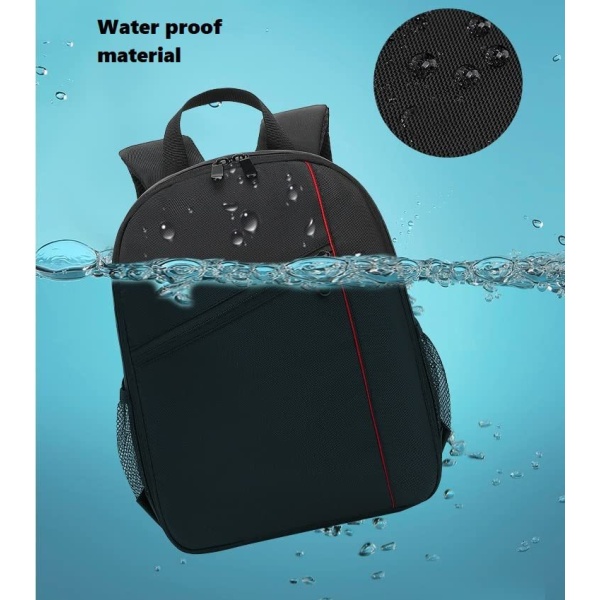 #Vandtæt stødsikker fleksibel skillevægskamera polstret taske SLR DSLR#