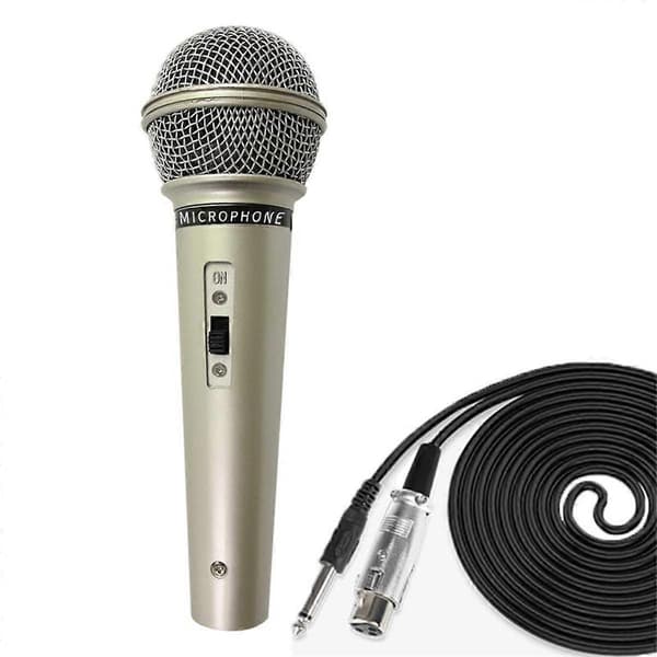 Mikrofon Professionel Dynamisk Kablet Mikrofon Sangscene Hjem Karaoke Computerhøjttaler Mikrofon -A