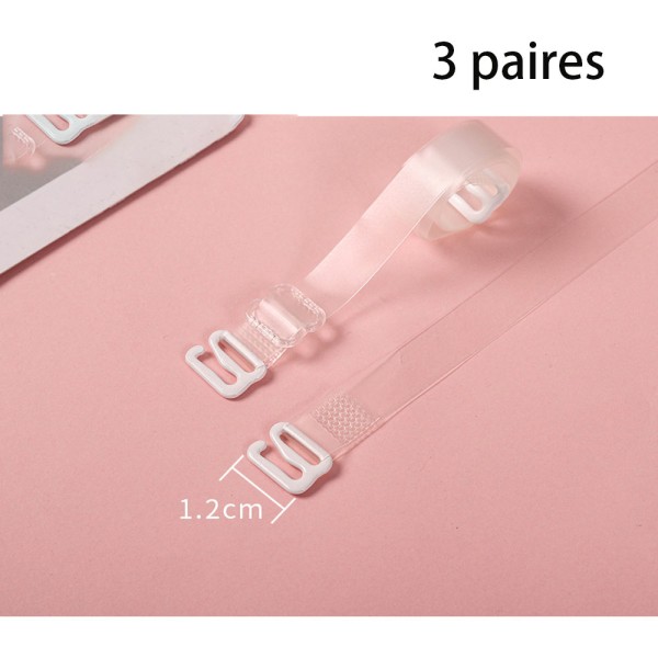 3 Paria (Matta 1,0 cm) Näkymätöntä Mattaa Rintaliivinsoljet Vaihto