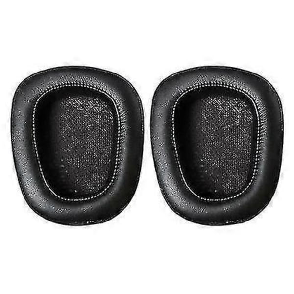 1 Par (Svart) Erstatningsøreputer Kompatibel med Logitech G935 G933 G635 G633 Øreputer Erstatning i Minneskum