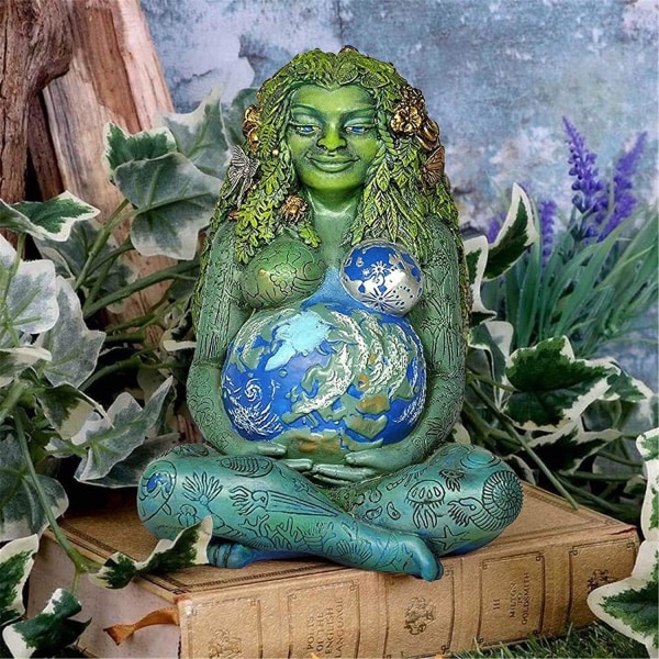 Mother Earth Statue, Gaia Statue Mother Earth Nature Resin F