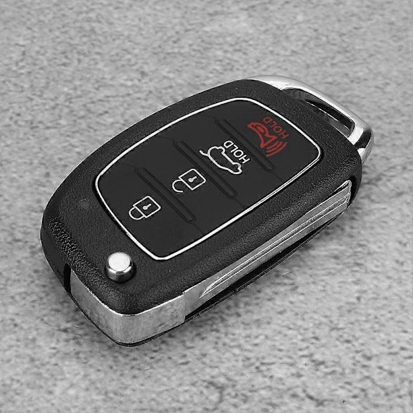 Fällbart 4-knapps fjärrnyckelfodral Passar Hyundai Santa Fe (ix45) 2013-2014