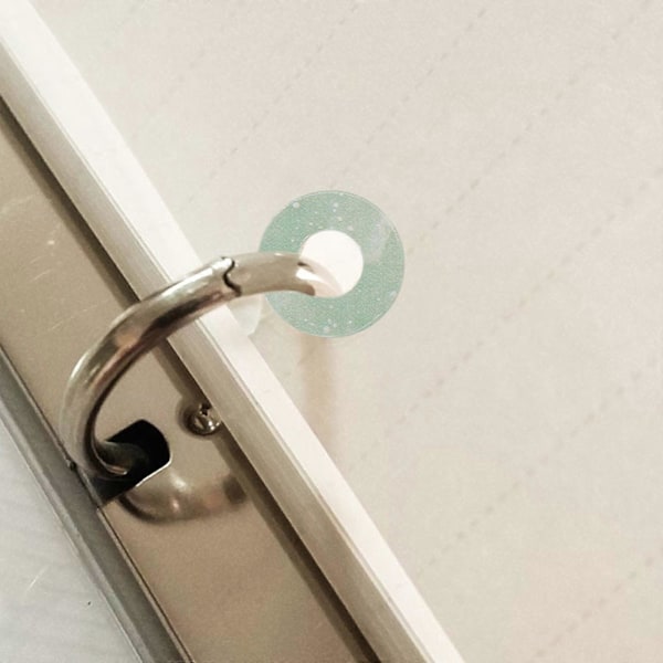 20 Ark Hålförstärkningsetiketter Pärmpapper Hålring Förstärkningsetiketter Kontorsmaterial