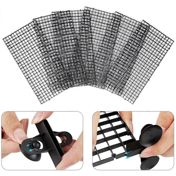 1 Sett Fisketankdeler Sett Akvarium Deler Panel Separator for Isolasjon
