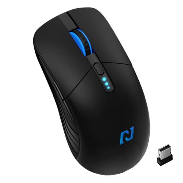 G12 Trådløs Mus LED 2.4G Stille Knapper Oppladbar Datamaskin Optisk Motor Gaming Mus for PC