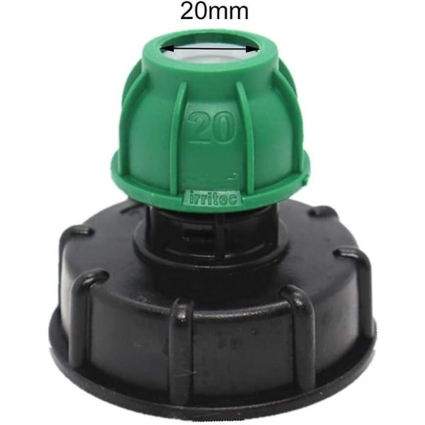 (20mm) IBC-adapter för rakt rör Heilwiy S60x6 IBC-tankadapter