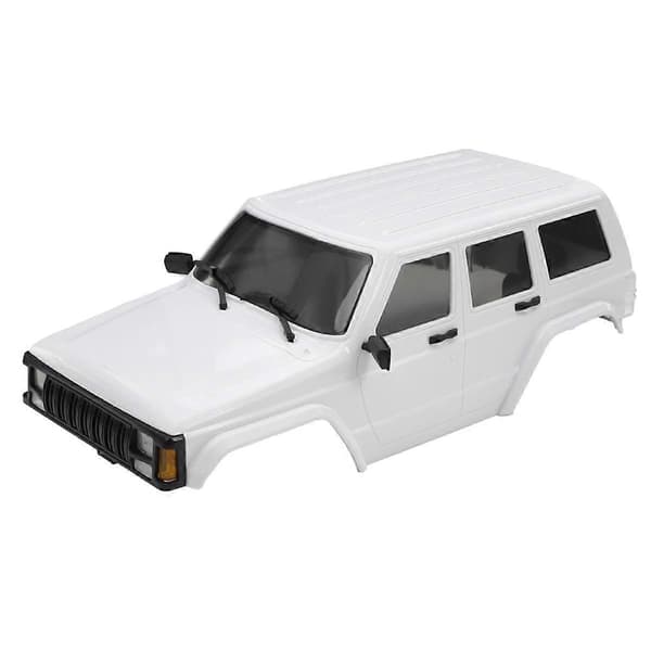 155mm Hjulbas Hardtop Kaross för 1/18 RC Crawler TRX4M Chassi Vit (Omålad)