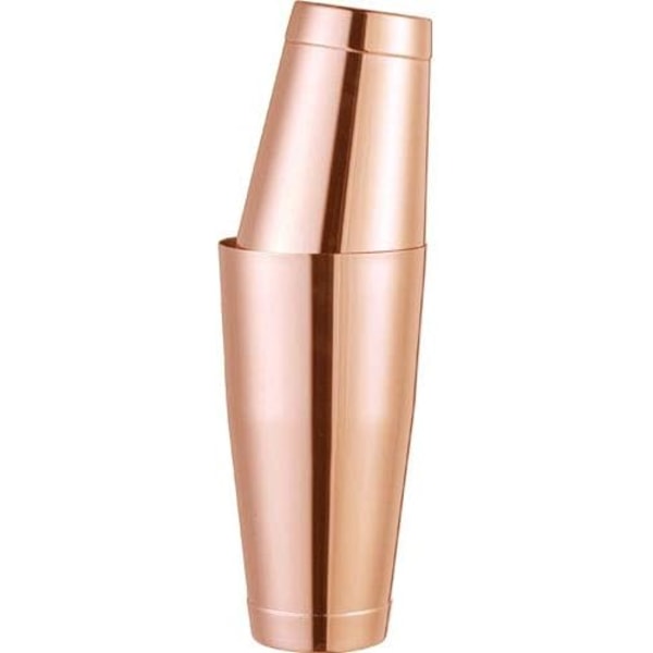 Boston Shaker Cocktail Set Koppar Färgad Viktad Dubbel Mugg 850ml