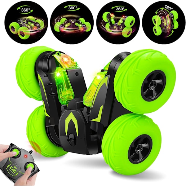 Radiostyrd Bil, 360° Rotation Lastbil Stuntbil, 4WD Off-Road R
