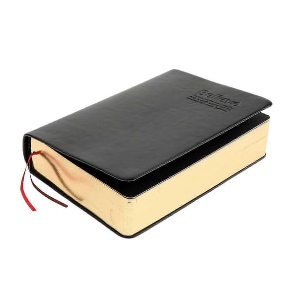 Sort A6 Papirstørrelse Notesbog Bærbar Blank Notesbog til Maleri, Dagbog