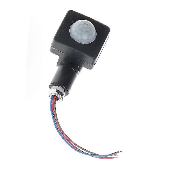 AC85-265V IP65 Rörelsesensor Justerbar PIR-brytare Ultratunn LED-lampa PIR Utomhus Rörelsesensor De