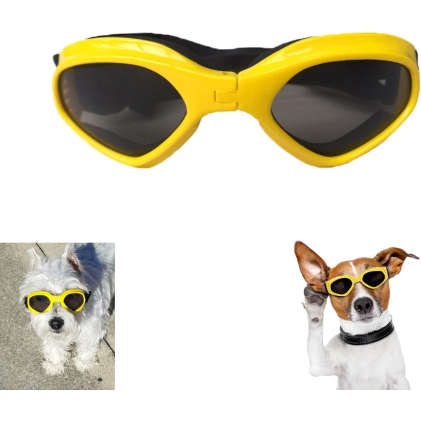 Dog Sunglasses Adjustable Strap for UV Sunglasses Waterproof Prot