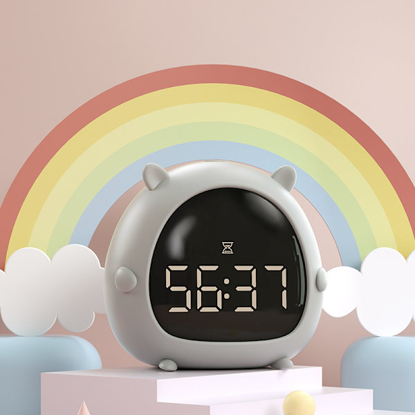*Analog väckarklocka sängklocka högt alarm klocka stum cartoon al*