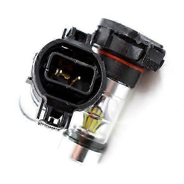 2x 5202 H16 PS24w Høj Effekt 100w 6000k Super Hvide Led Tågelygter DRL Pære